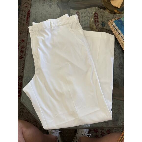 Nike Flex Men's White Golf Trousers Pants Size 42X32 - Picture 5 of 8